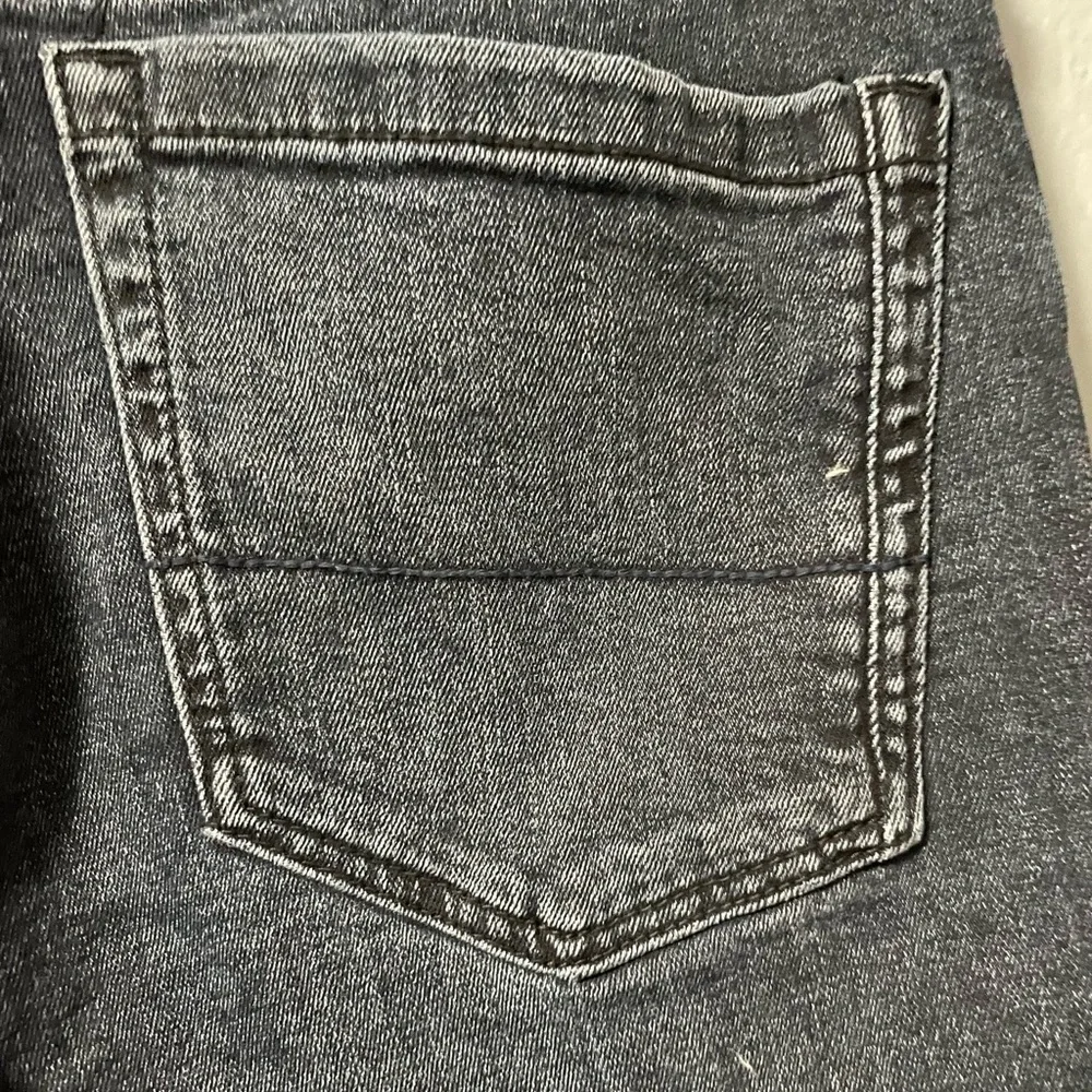 Mango Man Jude Skinny black stretchy jeans in size 30